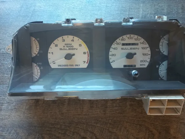 1987-89 MUSTANG LX GT 200 MPH Saleen Cobra SPEEDOMETER GAUGE INSTRUMENT CLUSTER - Image 2