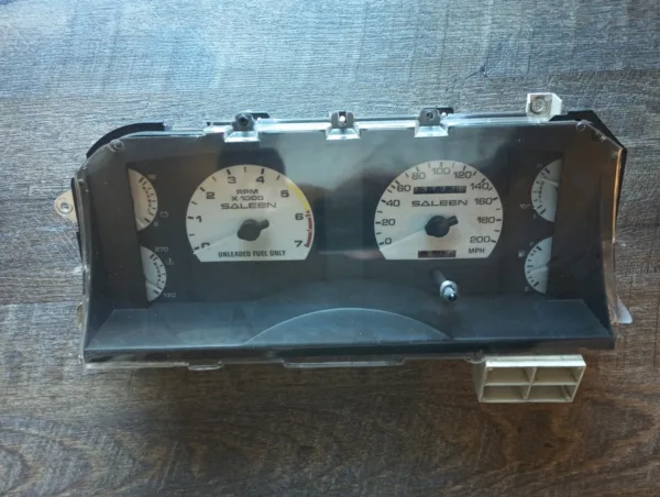 1987-89 MUSTANG LX GT 200 MPH Saleen Cobra SPEEDOMETER GAUGE INSTRUMENT CLUSTER - Image 3