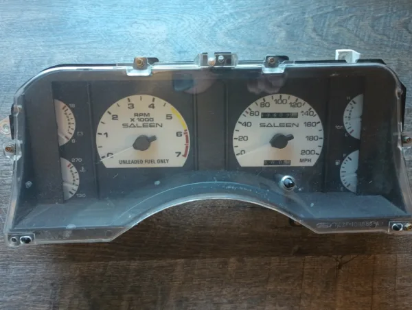 1990-93 MUSTANG LX GT 200 MPH Saleen Cobra SPEEDOMETER GAUGE INSTRUMENT CLUSTER