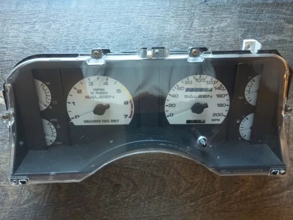 1990-93 MUSTANG LX GT 200 MPH Saleen Cobra SPEEDOMETER GAUGE INSTRUMENT CLUSTER - Image 5