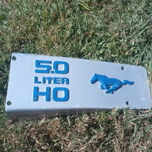 1986-1995 Ford Mustang 5.0L Tubular GT40 Cobra Intake Manifold Plaque Lightning