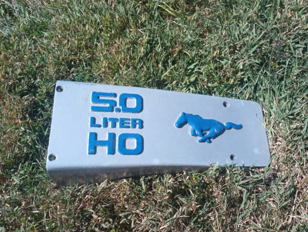 1986-1995 Ford Mustang 5.0L Tubular GT40 Cobra Intake Manifold Plaque Lightning