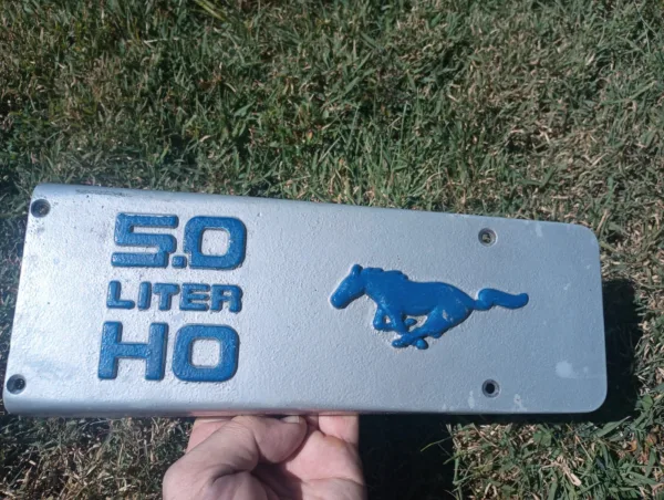 1986-1995 Ford Mustang 5.0L Tubular GT40 Cobra Intake Manifold Plaque Lightning - Image 2
