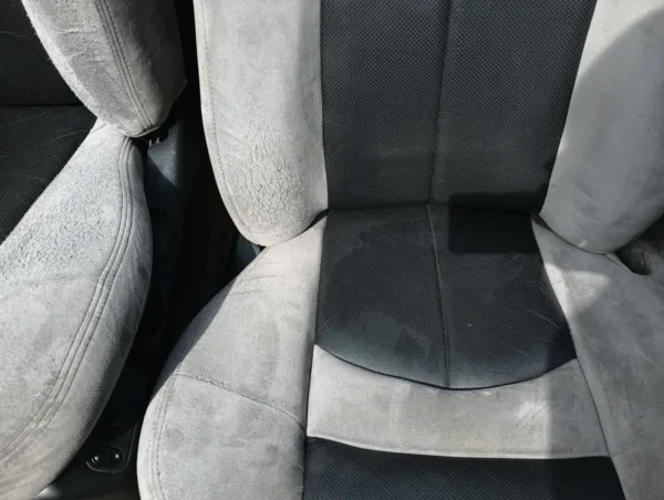 1999-2004 Ford Lightning Truck F-150 Front Seats Gray Leather Suede SVT 5.4L - Image 6