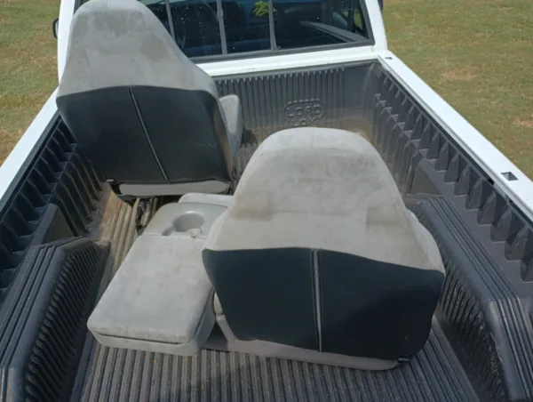 1999-2004 Ford Lightning Truck F-150 Front Seats Gray Leather Suede SVT 5.4L - Image 7