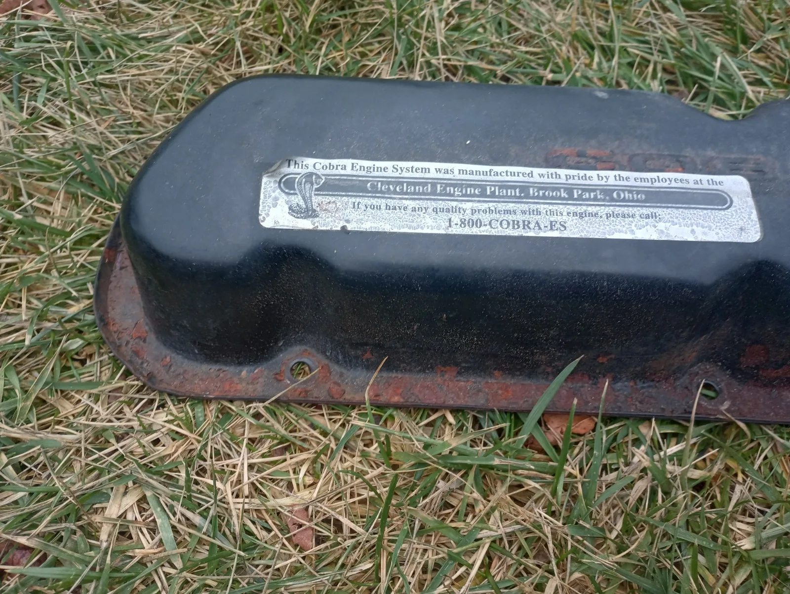 1994-1995 Ford Mustang 5.0L OEM Cobra Valve Covers 302 GT40 GT 302 - Image 3