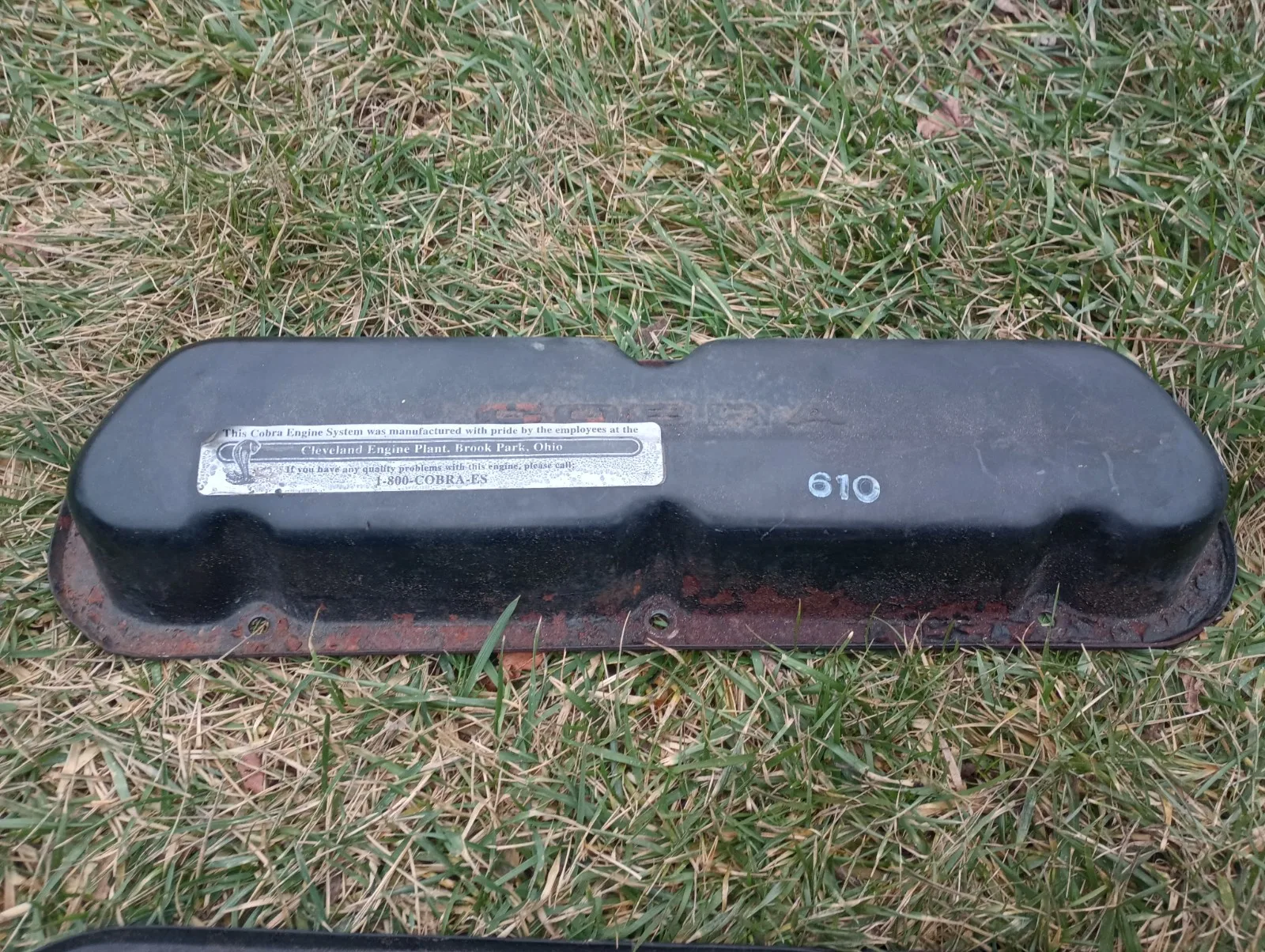 1994-1995 Ford Mustang 5.0L OEM Cobra Valve Covers 302 GT40 GT 302 - Image 4