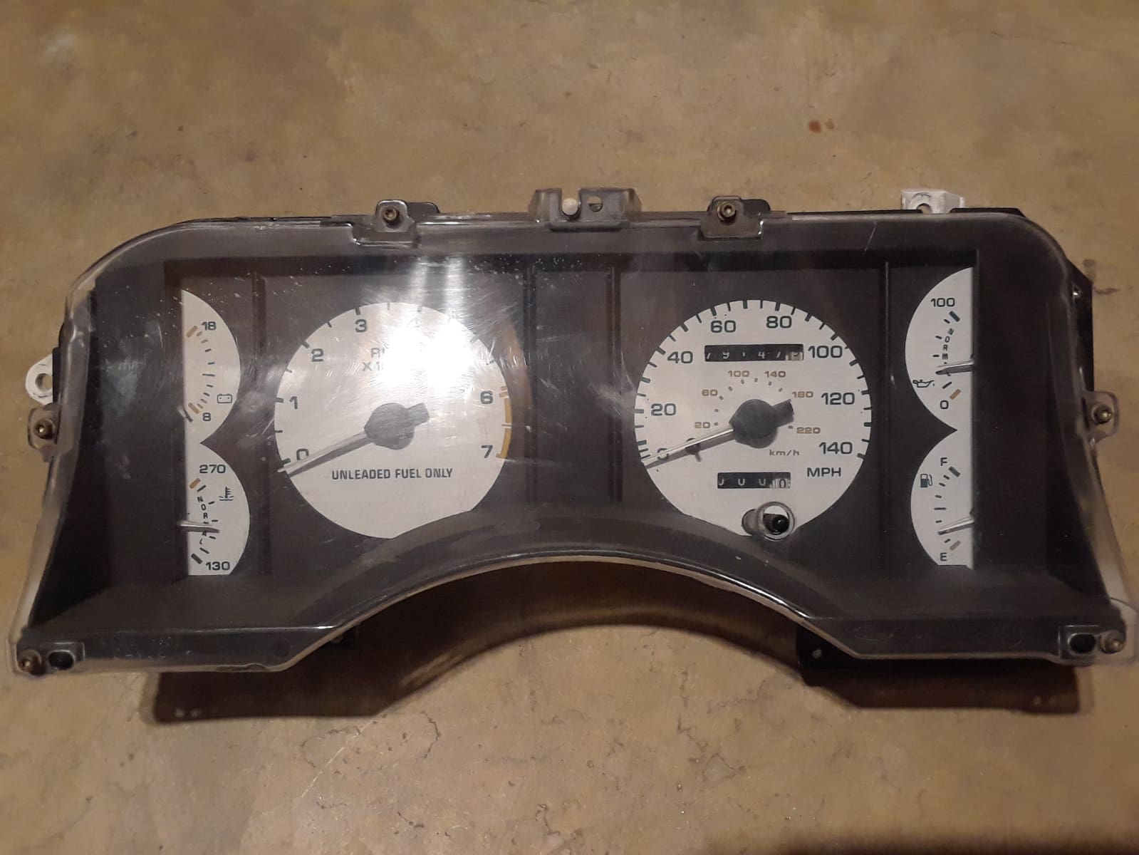 1987-1989 MUSTANG LX GT 140 MPH Cobra SPEEDOMETER DASH GAUGE INSTRUMENT CLUSTER